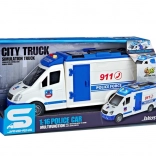 Politieauto met vliegwiel 1:16