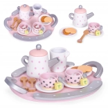 Houten theeservies kopjes theepot 15 stuks ECOTOYS