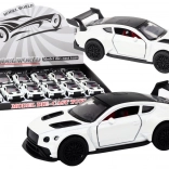 Sportauto 1:32 met frictieaandrijving, parelmoerwit