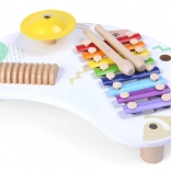 Houten muziektafel met cimbalen en xylofoon voor kinderen 18+ maanden ECOTOYS