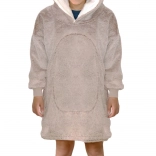 Warme tv-hoodiedeken met capuchon voor kinderen BEER 7–12 jaar Cozy Noxxiez