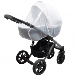 Luxe muggennet met rits voor kinderwagen New Baby wit