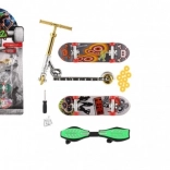 Set van fingerboards en step met schroefbare accessoires