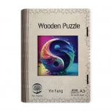 Houten puzzel Yin Yang