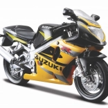 Modelmotorfiets Suzuki GSX-R600 met standaard 1/18