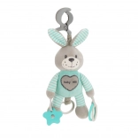 Pluche speelgoed met vibratie BABY MIX konijn mint