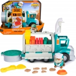 Paw Patrol Rubble & Crew – bouwvrachtwagen Opa Gravel met figuur en kinetisch zand