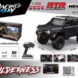 RC auto WILDERNESS 1:10, zwart, waterdicht, LED-verlichting