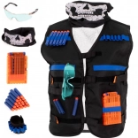 Tactisch vest voor schuimpijltjes met accessoires – kinderset