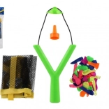 Leuke katapult met waterballonnen