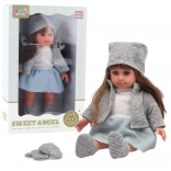 Pop SWEET ANGEL in grijze outfit 36,5 cm