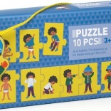 Djeco Kinderpuzzel verkleden 10 stukjes
