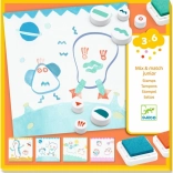 Djeco stempelset Monsters