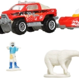 Matchbox Adventure Pack MBX Arctic Explorer – Arctische verkenningsset met voertuigen en figuren