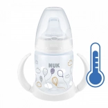 NUK oefenfles met temperatuurcontrole 150 ml wit
