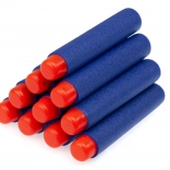 Schuimrubberen reservepijltjes voor blaster 10 stuks 7,2 cm
