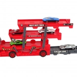 Vrachtwagen met afneembare helling en lanceerder