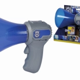 Politiewerf megafon voor kinderen met sirene en stemverandering 16 cm