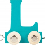 Small foot houten treintje – kleurrijk alfabet letter L