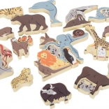 Houten puzzel Dieren met Alfabet