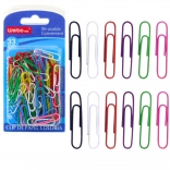 Set gekleurde paperclips 33 mm 90 stuks