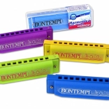 mondharmonica bontempi 10 gaten – kleurrijk schoolmodel
