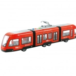 Rode tram op traagheidsmotor 1:16