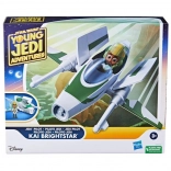 Star Wars Young Jedi Adventures – ruimteschip van Kai Brightstar met figuurtje