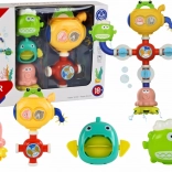 Water-badspeeltje robot met zuignappen