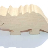 Houten diertje triceratops