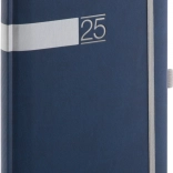 Weekagenda Notique Twill 2025 blauw-zilver