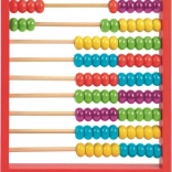 Houten abacus WOODY rood