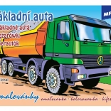 Kleurboek voor kinderen Vrachtwagens