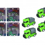 Schoonmaakwagentje met vliegwielaandrijving 8,5 cm