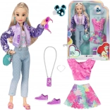 Disney ILY 4Ever modieuze pop geïnspireerd door ARIEL uit De Kleine Zeemeermin, set met outfits en accessoires 30 cm