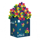 Vilac kleurrijke windmolen voor tuin en bloempot