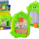 Pocket tekenbord 2-in-1 dinosaurus groen