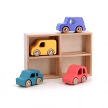 Set van 4 houten auto’s City van Vilacity
