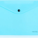 Documentenmap met drukknoop A5 PASTELINI blauw
