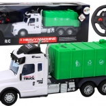 Groene RC auto met afstandsbediening en effecten