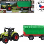 Tractor met afneembare aanhanger met licht en geluid