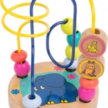 Mini kralenlabyrint met olifantje