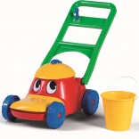 Vrolijke plastic grasmaaier voor kinderen