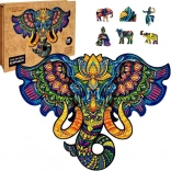 Houten puzzel Heilige Olifant 160 stukjes
