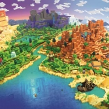 Puzzel Minecraft 500 stukjes van Ravensburger