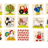 Goki memoryspel boerderij