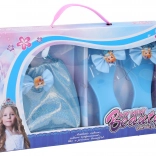 Blauwe prinsessenschoentjes