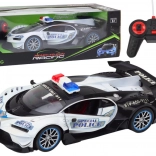 RC politieauto 1:12 wit