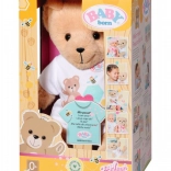 Teddybeer BABY Born in witte kleding