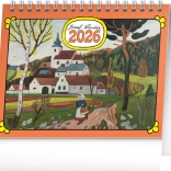 Tafelkalender 2026 met illustraties van Josef Lada